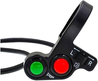 Motorcycle Handlebar Switch For Hon&da For Yam&aha Motorcycle Handlebar Switch Electric Bike Scooter Horn Turn Signals Button Light