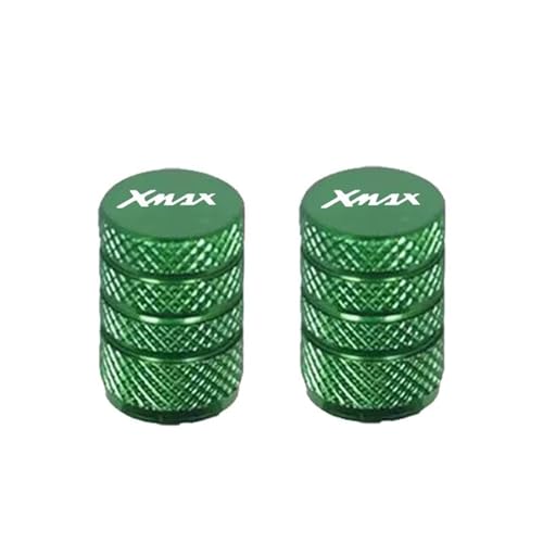 Bouchon de valve Xmax 300 125 vert accessoire roue moto x-max