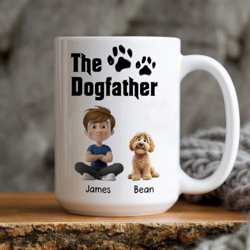 The Dogfather Mug Cerámico Personalizado miniatura 4