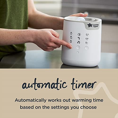 Tommee Tippee All-In-One Advanced Electric Bottle And Food Pouch Warmer, Warms Baby Feeds To Body Temperature In Minutes, Automatic Timer, White #TOP2
