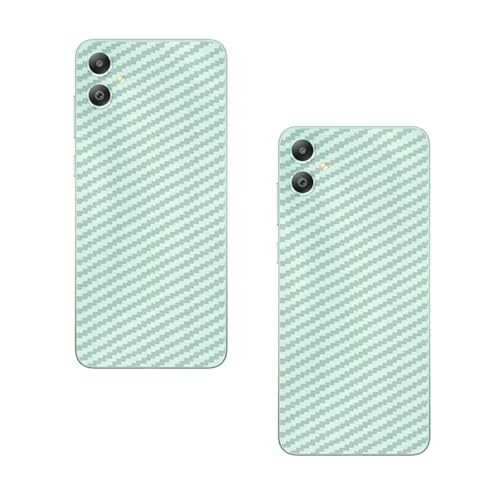 Image of (Pack of 2) Compatible with Samsung Galaxy A05 / M05 / F05 Skin Sticker /Vinyl wrap /Protective Film Mobile Back Skin Carbon Fiber 3D Transparent by Candeal Mizhan(Only Back)