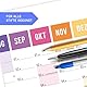 heaven+paper Wandkalender 2026 DIN A1 Hochformat – Rainbow Jahresplaner – Familienkalender & Bürokalender – für Tür & Wand – extra große Felder – gedruckt in Deutschland