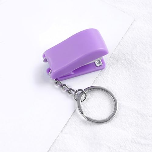 Petite agrafeuse porte-clés robuste et mini agrafeuse de poche extérieure