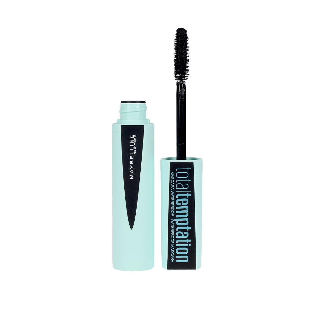 2 x Maybelline New York Total Temptation Waterproof Mascara 9.4ml - Black