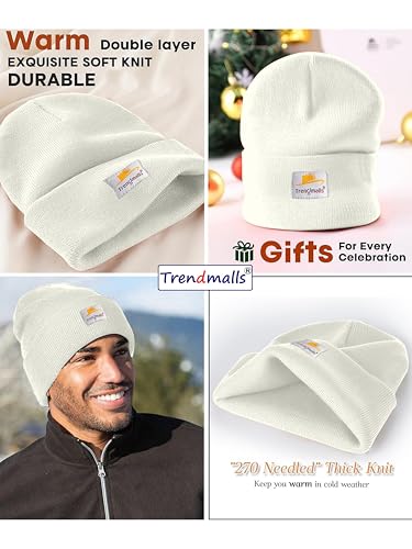 Image of TRENDMALLS Mens /Women /Kids Cap Unisex Hat Knit Cuffed Beanie
