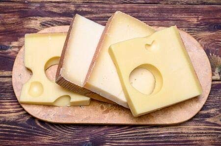 adrium Póster de 80 x 50 cm Cheese Collection, Suiza Emmentaler, Gruyere, Appenzeller Cheeses