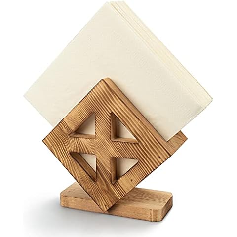 Serviettenhalter Holz Bauernhaus Charm für Ihre Landküche Tischplatte Cover