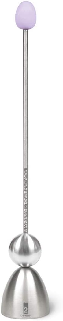 TAKE 2 Germany Take2 Clack Egg Topper Stainless Steel, 24 x 4 x 24 cm lilac