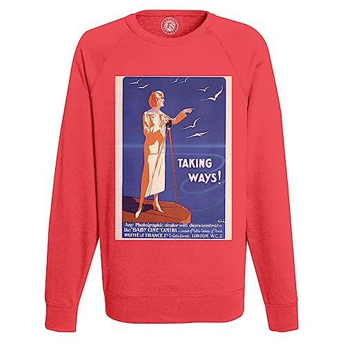 Sweatshirt Art Deco Homme au Graphisme Publicite Vintage Unique et Authentique