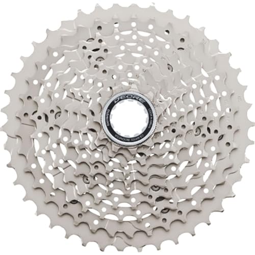 SHIMANO Deore CS-M4100-10 Cassette - 10-Speed, 11-46t, Silver