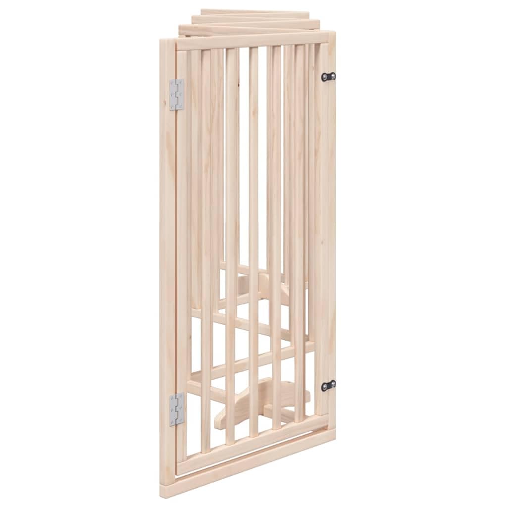 vidaXL Puerta para Perros con Puerta Plegable de 6 Paneles, 300 cm,
