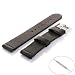 VIMVIP 20mm Genuine leather Band Strap for Motorola Moto 360 2nd Gen Smart Watch 42mm Samsung Gear S2 Classic (Black)