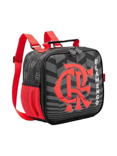 Kit Escolar Lancheira Térmica Time de Futebol + Estojo Time de Futebol (Flamengo)