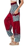 Joob Joob Boho Pants for Women - Loose Harem Pants Women - Hippie Pants - Casual Yoga Bohemian Jogge