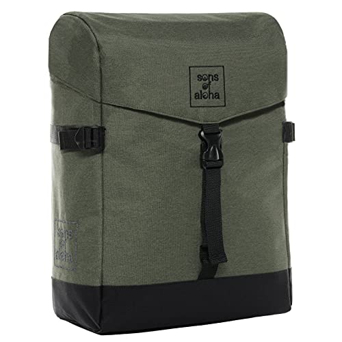 Sac à vélo et sacoche bandoulière 2in1 Kane de SONS OF ALOHA pour homme et femme olive