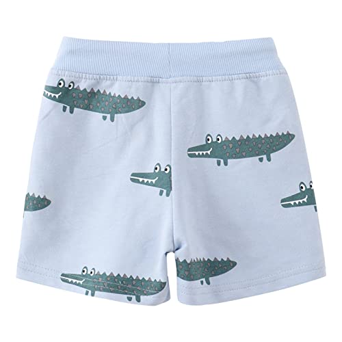 Shorts casuais com estampas de desenhos animados para meninas meninas meninos crianças shorts casuai