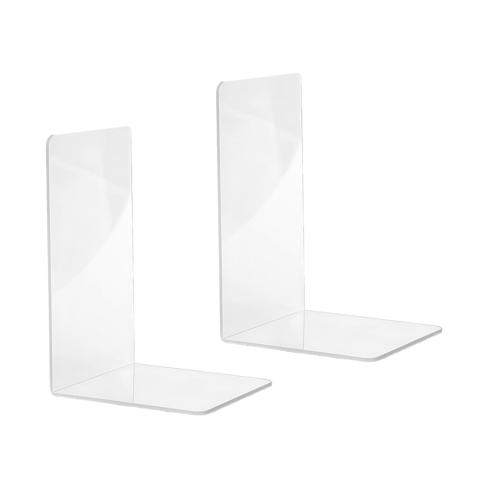 Design Books Stand Acrylic Display Stands Bookends, Stand for Displaying, Picture Albums, Notebooks Desktop Bookends