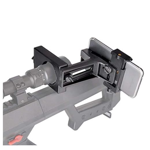 Rifle Scope Smartphone Mounting System Smart Shoot Scope Mount Adapter Airgun Scope Gun Scope Display,Easy to Record Hunting Process on Camera