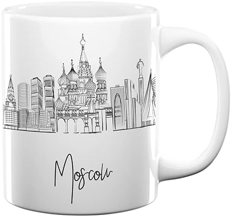 Miniatura 521 de Taza de cerámica Madrid Spain Skyline, taza blanca de recuerdo de Europa de 11 onzas, taza de café personalizada, regalo para cumpleaños, taza