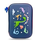 Estojo Escolar Organizador Grande 3d Infantil Resistente (Dinossauros)