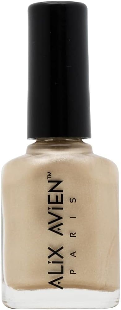 ALIX AVIEN Sedefli Gold Oje 30 - Yüksek Pigmentli Uzun Süreli Kalıcılık Hızlı Kuruma - Nail Lacquer 30