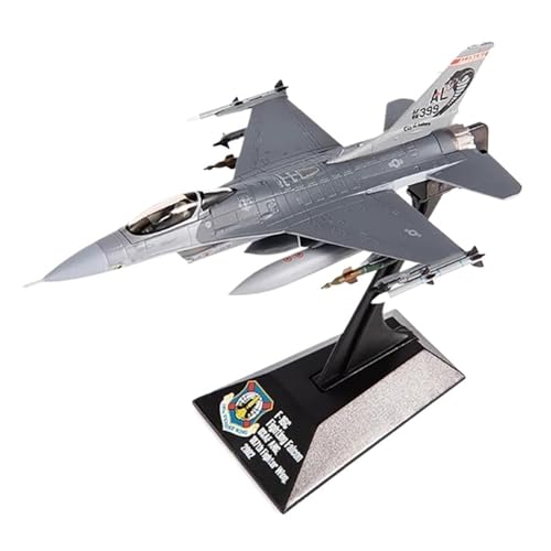 F-16 réplique militaire 1/144 en métal injecté d'une précision haut de gamme pour vitrine