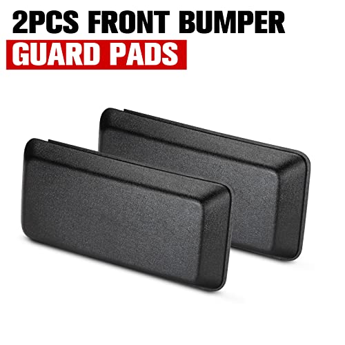 Haka Tough Front Bumper Guard Cover & License Plate Bracket For Ford F150 2018 2019 2020, License Frame Mounting Holder Bumper Inserts Cover Caps Kit Accessories, Black #TOP6
