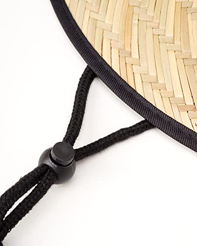 Hurley Men's Straw Hat - Bayside Lifeguard Straw Sun Hat, Black #TOP2