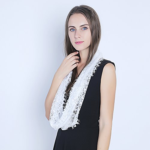 White Infinity Scarf Mantilla - Catholic Veil Church Veil Head Covering Latin Mass #TOP5