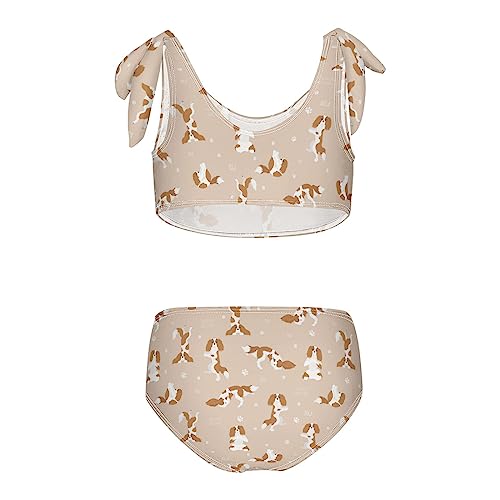 Yoga Cavalier King Charles Spaniel Dog Girls Bikini Sets 2 Piece Swimsuits Bathing Suit Swimwear2
