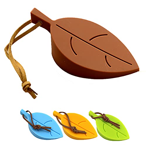 Silicone Leaves Door Stopper Pack-Of-4 Silicone Rubber Stoppers Colorful Door Stopper Wedge Wall Protector Cute Door Stoppers With Holding String Silicone Window/Door Stops For Home And Office #TOP28