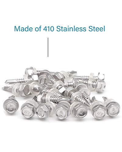Vis auto-foreuses hexagonales IMScrews en acier inoxydable 410 durable - 5