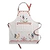 Maison d' Hermine Campagne 1 Piece 100% Cotton Apron with an Adjustable Neck & Visible Hidden Centre Pocket with Long Ties for Women/Men Chef (27.50"x31.50")