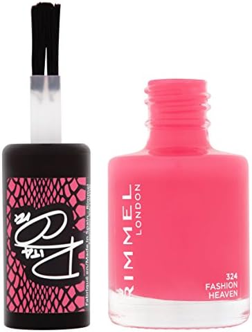 Rimmel London Rita Ora 60 Seconds Super Shine Nail Polish, 324 Fashion Heaven, 8 ml, Packaging May Vary