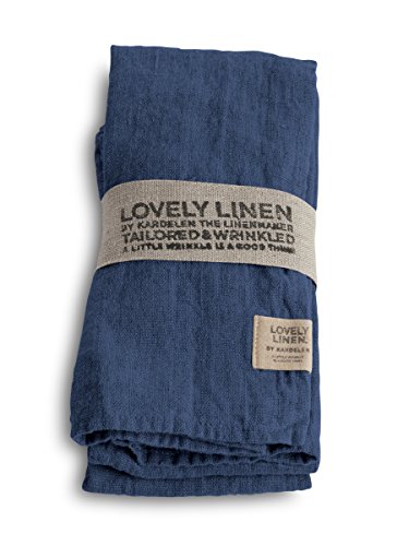 Lovely Linen NL0178 Lovely Serviette Leinen Denim Blue (1 Stück) Cover