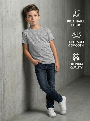 Image of XENOVAURBAN Kids Tshirt 2 Combo for Boys /Girls | Cotton Fabric | Graphic Printed Round Neck T-Shirt for Kids - KRN2-PRINTED-PAR