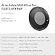SMALLRIG Magnetischer VND-Filter ND2–ND32 für FUJIFILM X Half, Präzise stufenlose Einstellung von 1–5 Blendenstufen, Optisches Glas, Wasserdicht & Kratzfest, (Schwarz) 5225