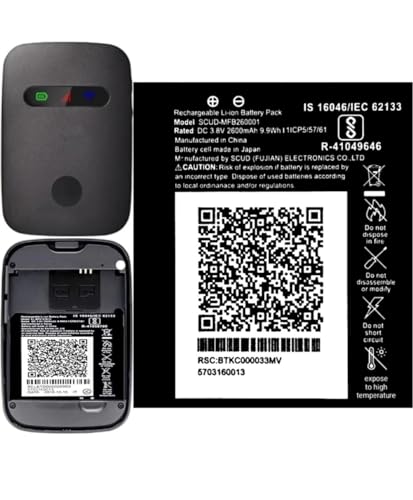 Image of Original MFB260001 Battery for Reliance Jio 4G Router JioFi 3 (JMR540, JMR541) JioFI 4 (JMR1140) Battery with 6 Month Warranty*****(R94)