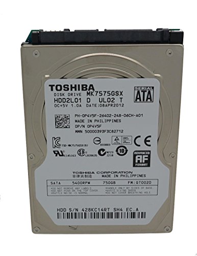 Toshiba 5711045211331 - Disco Duro Interno de 750 GB (SATA, 2.5') de 750 GB