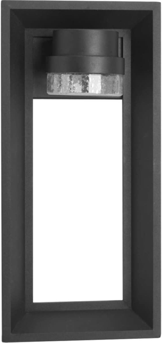 Progress Lighting P560029-031-30 Z-1010 One-Light LED Wall Lantern, Black