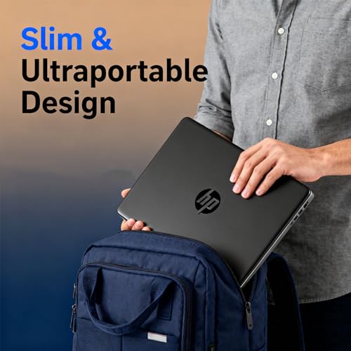 Image of HP Business Laptop Computer • 2026 Edition • Intel CPU • 8GB SSD • 128GB SSD • Intel Integrated • SD Card Reader • HDMI • Windows 11
