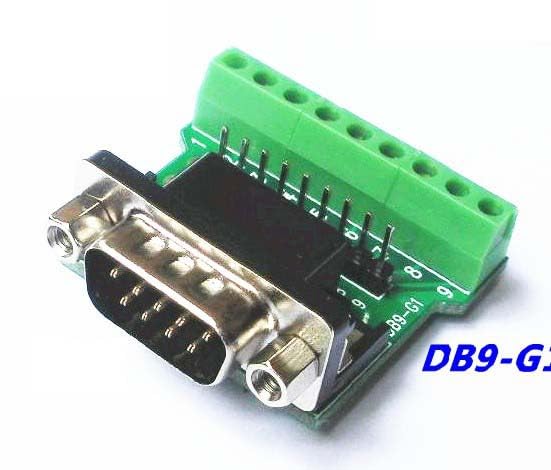 DB9-G1 Male Head Turn Terminal A Serial Port Terminal DR9 DB9 Transfer Terminal Turn a Serial Port Terminal Male