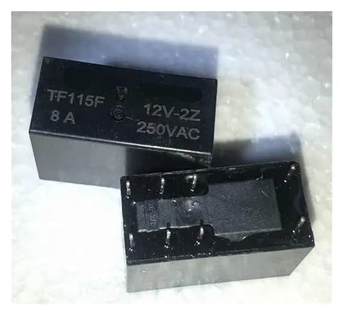 Relé TF115F 12V-2Z interruptor electromagnético de 4 pines para PCB 2