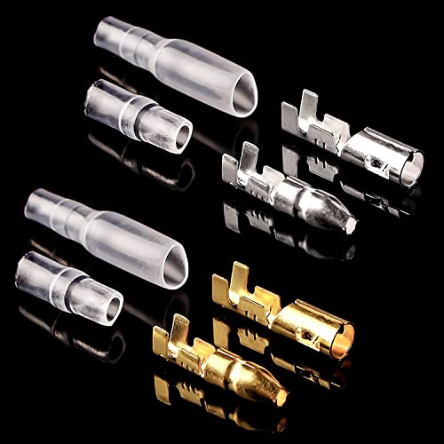 VINLINGDAI 100 connettori circolari a spina piatta...