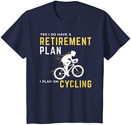 Retirement Plan Funny Bicycle Cycling Humor Graphic T-Shirt