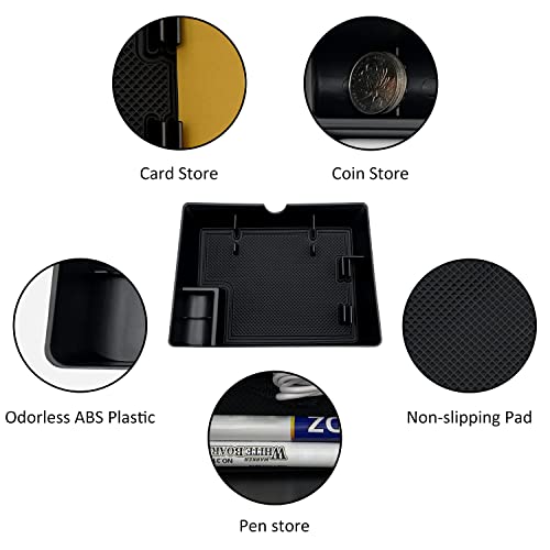 JOJOMARK Compatible with Ford F150 Expedition Accessories Dash Center Console Table Storage Tray fits for F150 (2015-2020) and Expedition（2018-2020, F250 F350 (2017-2022) — view 6