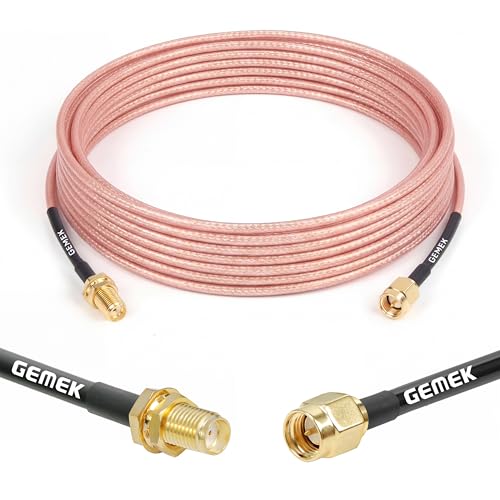 Cable SMA macho a hembra coaxial RG316 de 15 pies para router 4G LTE y receptor SDR