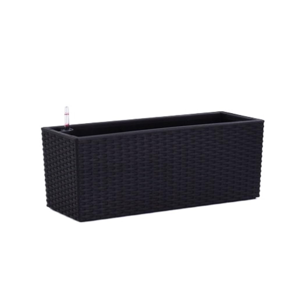 GELASIGE Flower Pots Automatic Water Absorbing Flower Pot Plastic Vegetable Growing Green Radish Potted Outdoor Flower Pots(B)