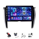 Genérico Radio Android 14 de 9' con Doble DIN para Toyota Allion (2007-2020), cámara de reversa AHD, Controles en el Volante, Bluetooth, navegación GPS y compatibilidad con CarPlay.