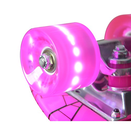 Skateboard retrò per bambini Mini Cruiser (rosa)